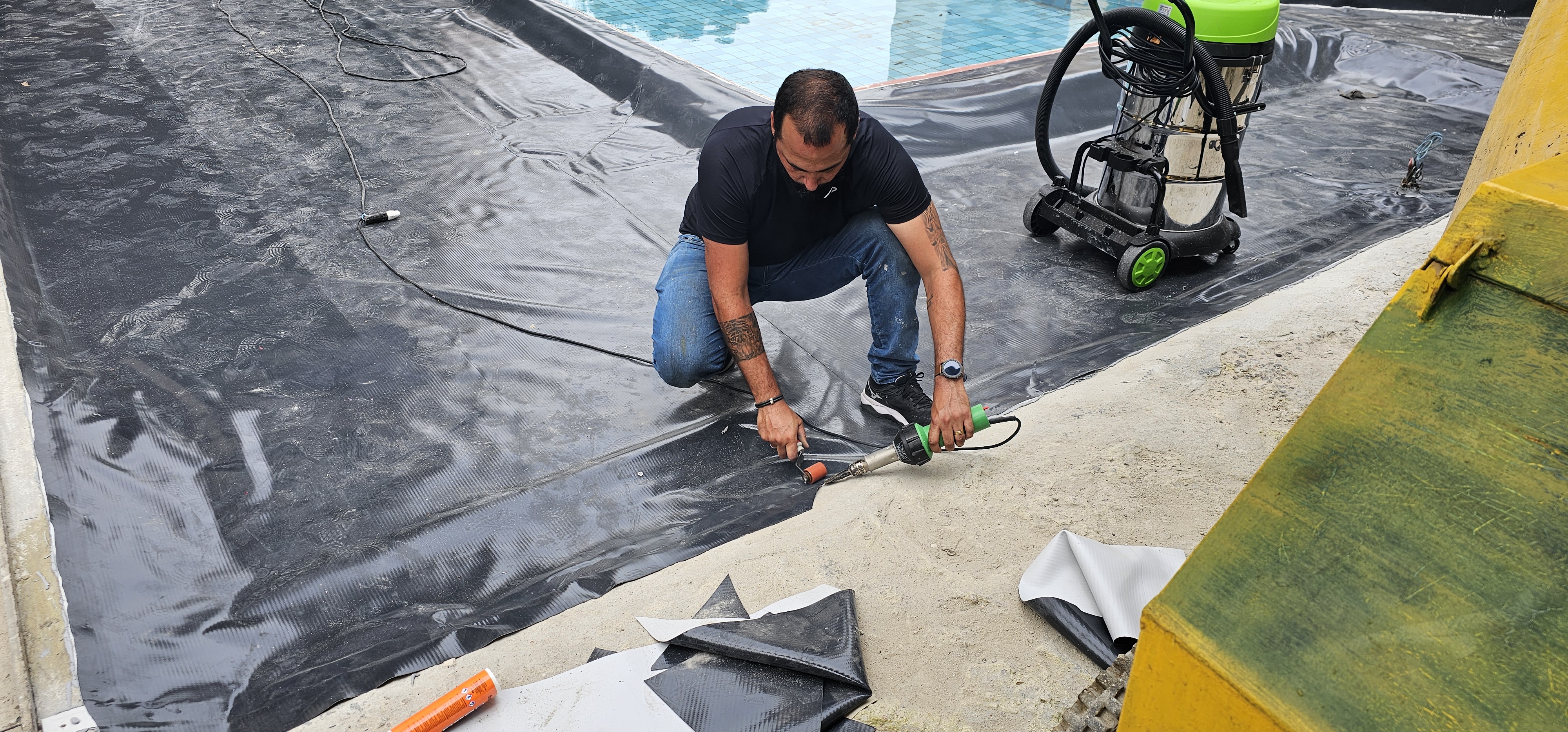 Manta PVC - execução